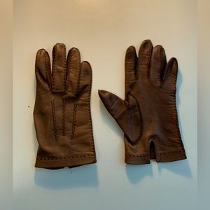All leather driving gloves